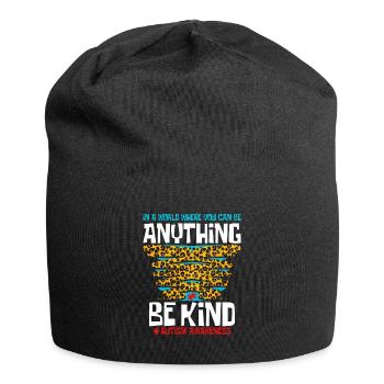 Autism Autism Gift - Jersey Beanie - black - Front