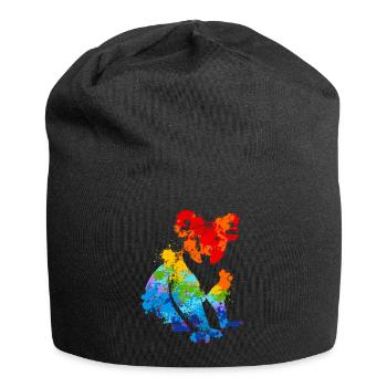 Koala Splash Art Tierliebhaber - Jersey-Beanie - Schwarz - Vorne
