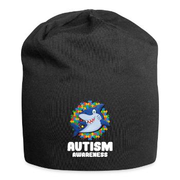Autism Autism Gift - Jersey Beanie - black - Front