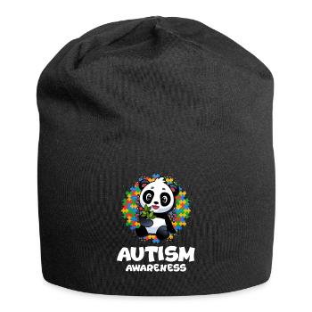 Autism Autism Gift - Jersey Beanie - black - Front