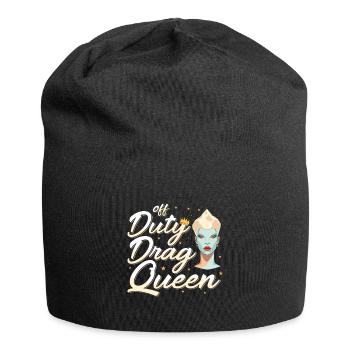LGBTQ Außerdienstliche Drag Queen Pride - Jersey-Beanie - Schwarz - Vorne