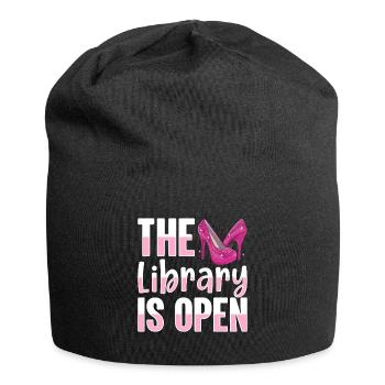 Stolz Die Bibliothek ist geöffnet Drag Queen - Jersey-Beanie - Schwarz - Vorne