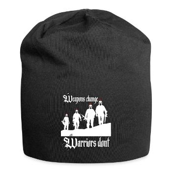 Waffen ändern sich Krieger nicht Soldaten Sparta - Jersey-Beanie - Schwarz - Vorne