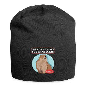 Marmots Mankai Munggen Groundhog Gift - Jersey Beanie - black - Front
