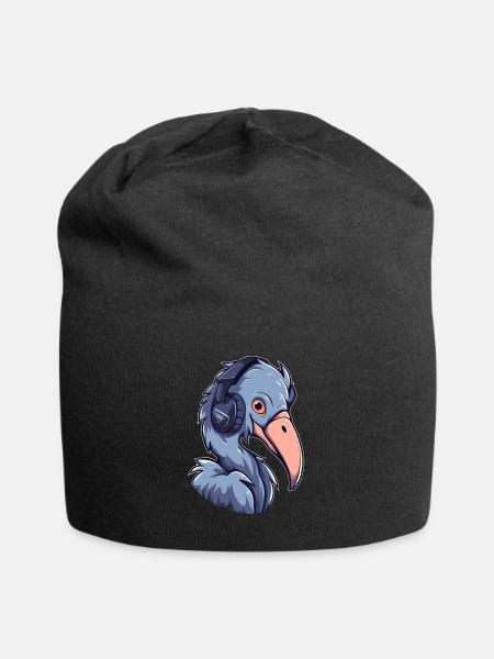 Schuhschnabel Gaming - Jersey-Beanie - Schwarz