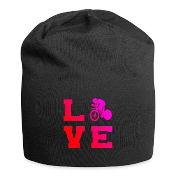 Roadbike Damen Rennradfahrer Rennradfahren - Jersey-Beanie - Schwarz - Vorne