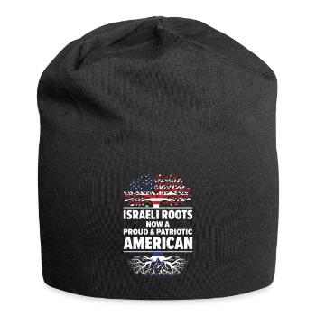 Né: Israël, Israël, Américain, États-Unis - Bonnet en jersey - noir - Devant