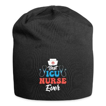 Best Intensive Care Nurse Ever - Jersey Beanie - black - Front