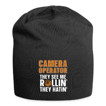 Caméraman Ils me voient rouler le caméraman - Bonnet en jersey - noir - Devant