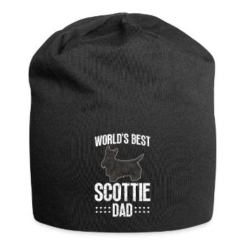 Scottish Terrier Scottie Dog - Jersey Beanie - black - Front