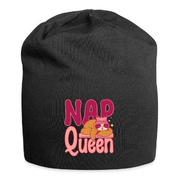 Sloth Nap queen - Jersey-Beanie - Schwarz - Vorne