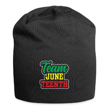 Team Juneteenth 1865 African American Black - Jersey-Beanie - Schwarz - Vorne