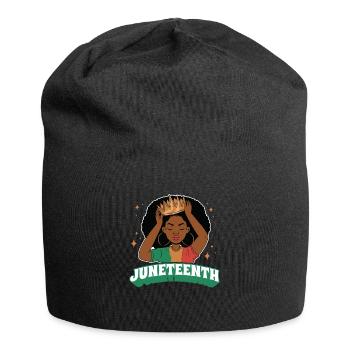 Juneteenth 1865 Black African American Afrika - Jersey-Beanie - Schwarz - Vorne