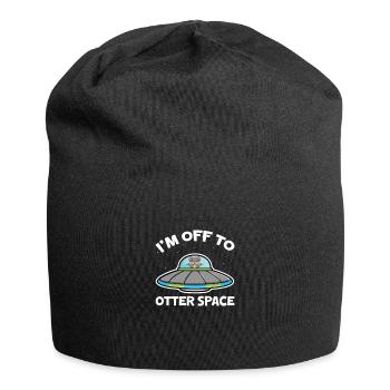 Otter Sea Otter Otter Gift - Jersey Beanie - black - Front