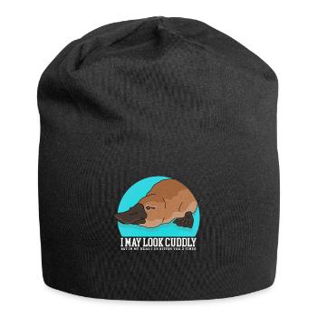 Ornithorynque Platypus Cadeau Ornithorynque - Bonnet en jersey - noir - Devant