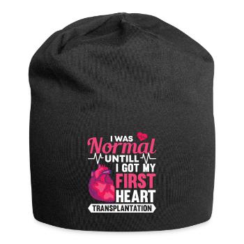 Transplantation cardiaque Chirurgie cardiaque Chirurgie cardiaque Chirurgie cardiaque Bypass - Bonnet en jersey - noir - Devant