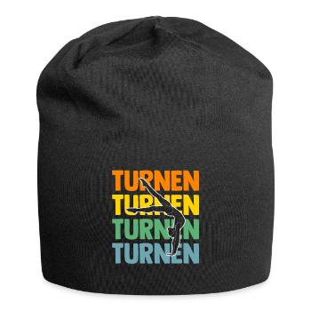 Turnen Gymnastik Turner - Jersey-Beanie - Schwarz - Vorne