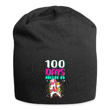 100 school days | Pupils Children Gift - Jersey Beanie - black - Front