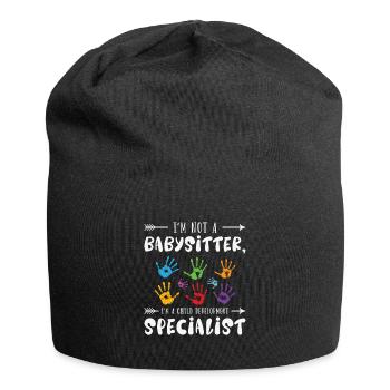 Early Childhood Education Educator Teacher - Jersey Beanie - black - Front