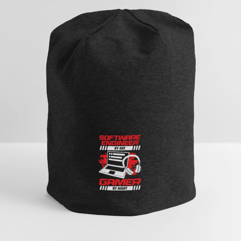 Funny Software Engineer Developer Programmer Gift Jersey-Beanie