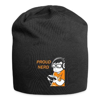 Jeu, Nerd, Nerd - Bonnet en jersey - noir - Devant