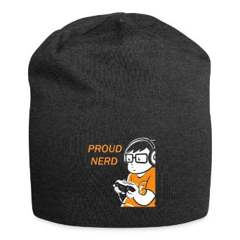 Jeu, Nerd, Nerd - Bonnet en jersey - charbon - Devant