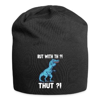 Rut au lieu de Ruth chemise drôle Trex mème overbite - Bonnet en jersey - noir - Devant