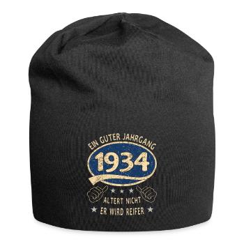 89. Geburtstag 1934 Guter Jahrgang - Jersey-Beanie - Schwarz - Vorne