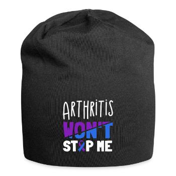 L’arthrite ne m’arrêtera pas la conscience - Bonnet en jersey - noir - Devant