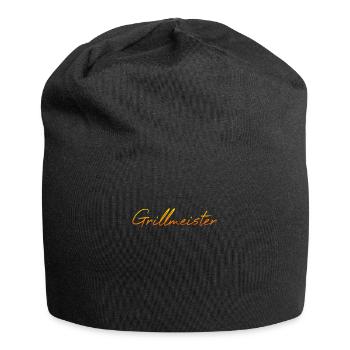 Grillmeister - Jersey-Beanie - Schwarz - Vorne