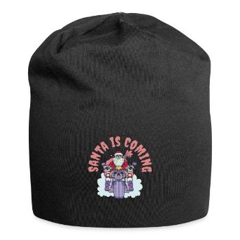 Scary Santa Weihnachten Urlaub Halloween - Jersey-Beanie - Schwarz - Vorne
