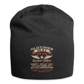 49. Geburtstag Mann Oldtimer Mai Jahrgang 1974 - Jersey-Beanie - Schwarz - Vorne