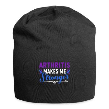 L’arthrite me rend plus conscient de - Bonnet en jersey - noir - Devant