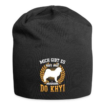 Nur mit meinem Do Khyi Tibetmastiff Tibetdogge - Jersey-Beanie - Schwarz - Vorne