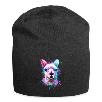Alpaca - Jersey Beanie - charcoal grey - Front