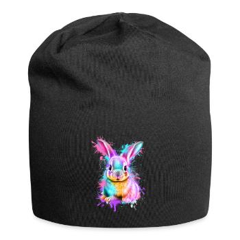 Lapin Lapin Coloré - Bonnet en jersey - noir - Devant