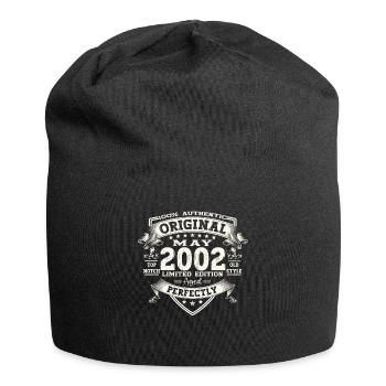 21st Birthday Man Original May Vintage 2002 - Jersey Beanie - black - Front