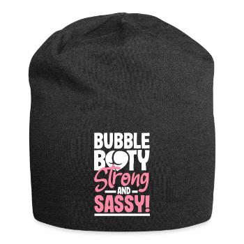 Bubble Booty, Strong and Sassy - Jersey-Beanie - Anthrazit - Vorne