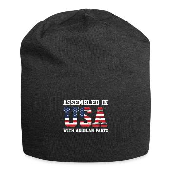 Geboren in Angola Angola Amerikanisch USA - Jersey-Beanie - Anthrazit - Vorne