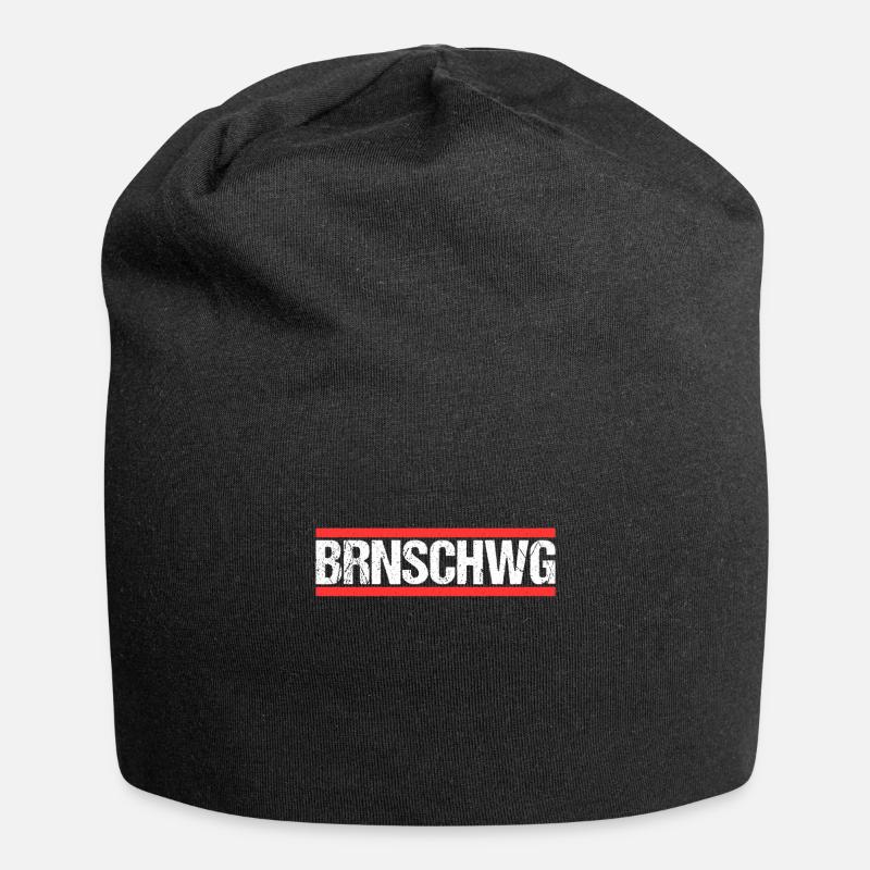 Braunschweigerin Braunschweiger Braunschweig - Jersey-Beanie - Schwarz