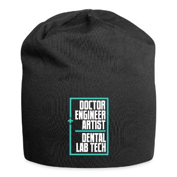 Doctor Engineer Artist Dentallabor Zahnlabor - Jersey-Beanie - Schwarz - Vorne