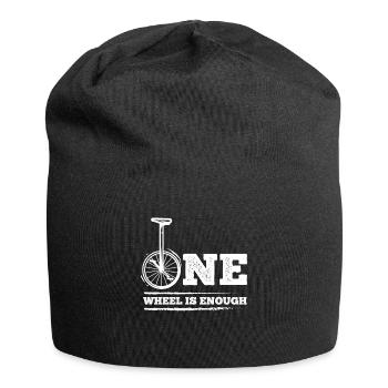 One Wheel Is Enough Einrad Unicycle - Jersey-Beanie - Schwarz - Vorne