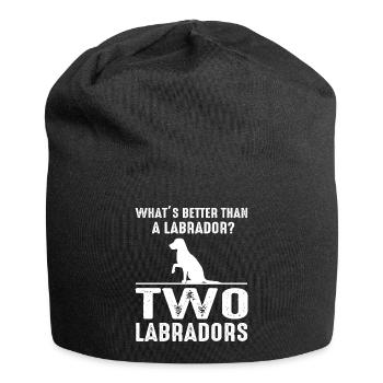 Hund Dog - Jersey-Beanie - Schwarz - Vorne