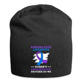 La polyarthrite rhumatoïde ne fait pas de discrimination et nous - Bonnet en jersey - noir - Devant