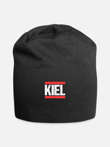 Kielerin Kieler Kiel - Jersey-Beanie - Schwarz