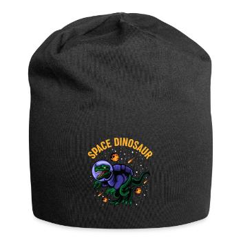 Space Dinosaur Space Exploration Meteorite Fans - Jersey Beanie - black - Front