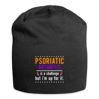 Psoriatic Arthritis Is A Challenge - Jersey Beanie - black - Front