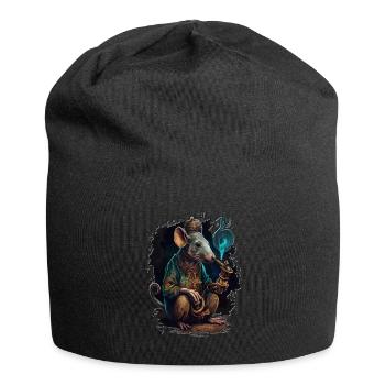 cool Rat funny smoke Relax Design - Bonnet en jersey - noir - Devant