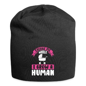 Une personne grandit en moi - Bonnet en jersey - noir - Devant