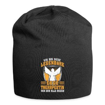 Legendäre Ergotherapeutin Ergotherapie - Jersey-Beanie - Schwarz - Vorne